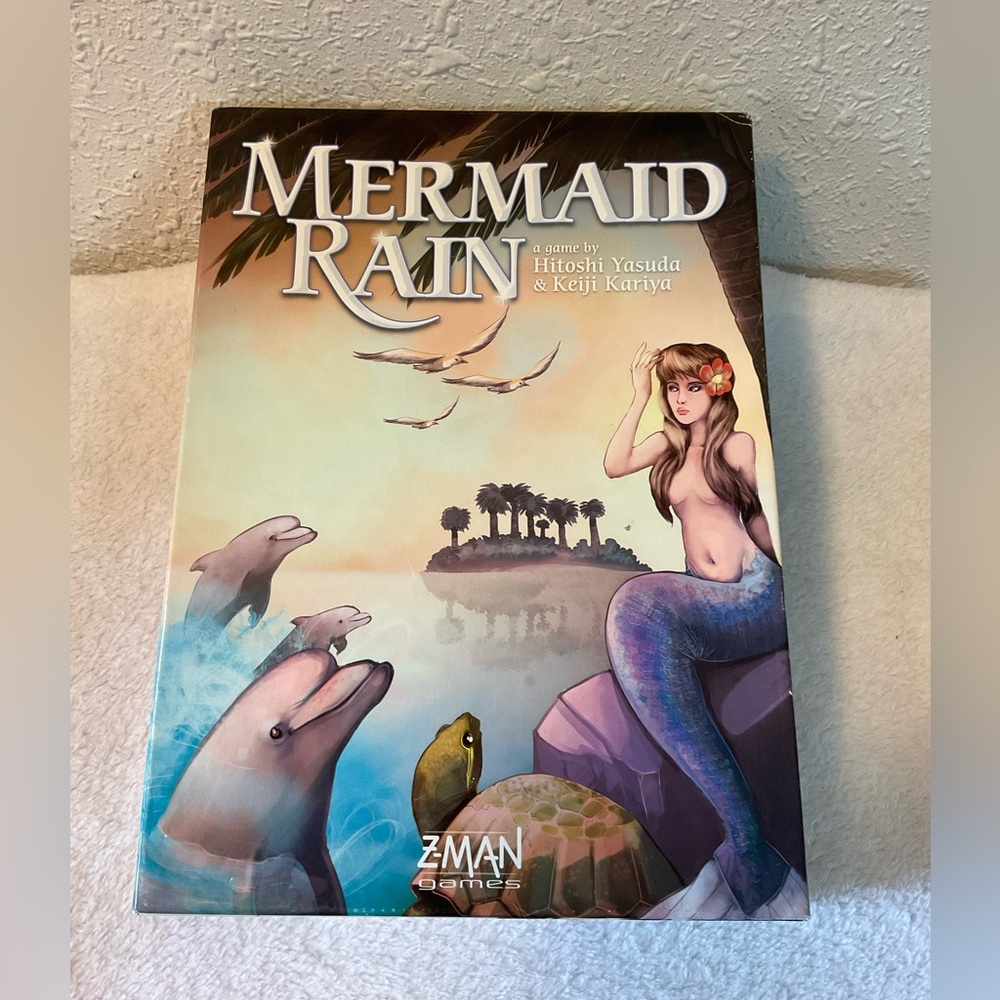 Mermaid Rain Board Game Mermaid Rain (2011) - Board Game - Z-Man Games NEW